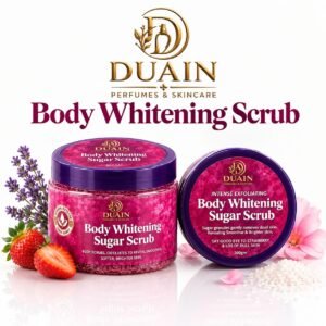 DUAIN Body Whitening Sugar Scrub - Intense Exfoliating Sugar Scrub -