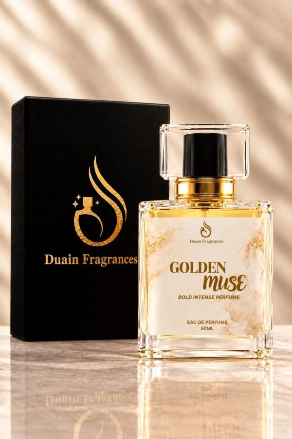 f5874366-fc51-442e-8f38-72a1c4582298 Golden Muse - Bold Intense Perfume | 50ml EDP | Duain Fragrances